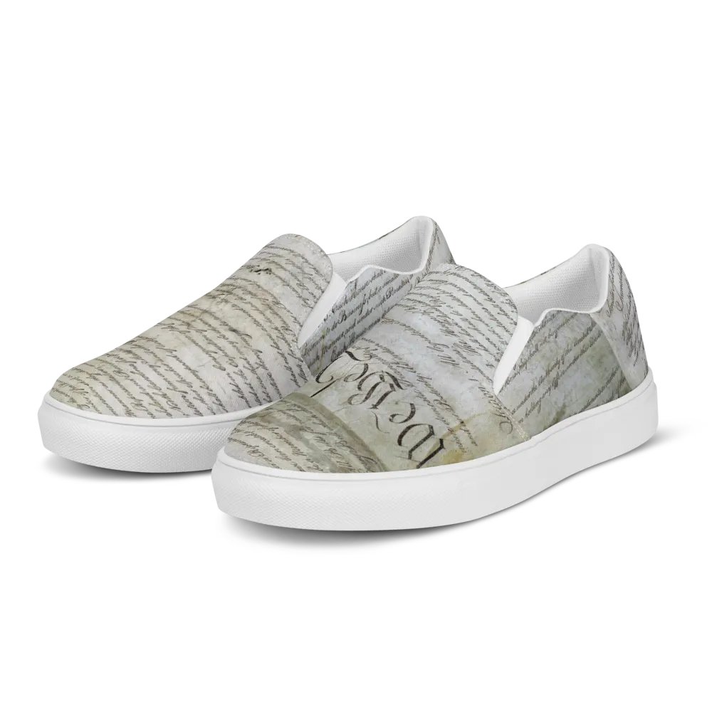 "Composition" Men's Canvas Shoes product image (10)