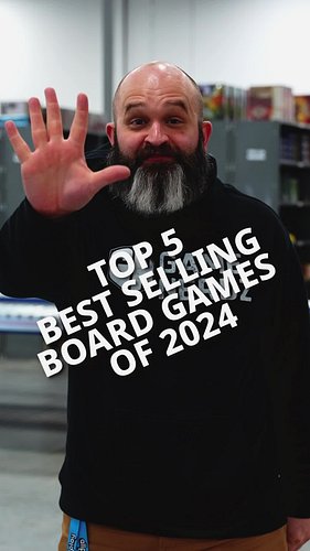 2024 is a wrap! Here are the top 5 BEST SELLING board games of the year! 🥇
ㅤ
Want to see the rest of the list? Check it out a...