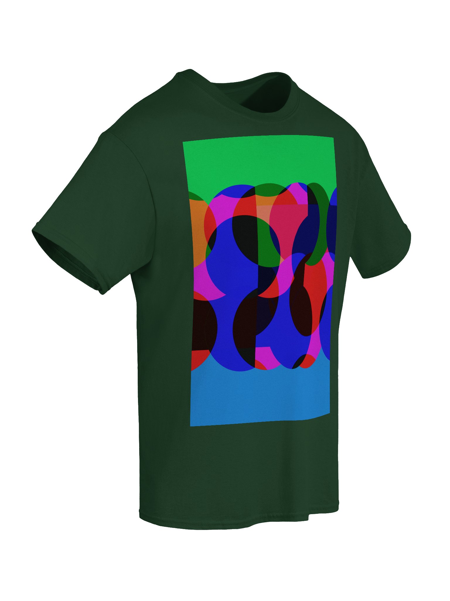 Abstract Circle Fusion T-Shirt product image (8)