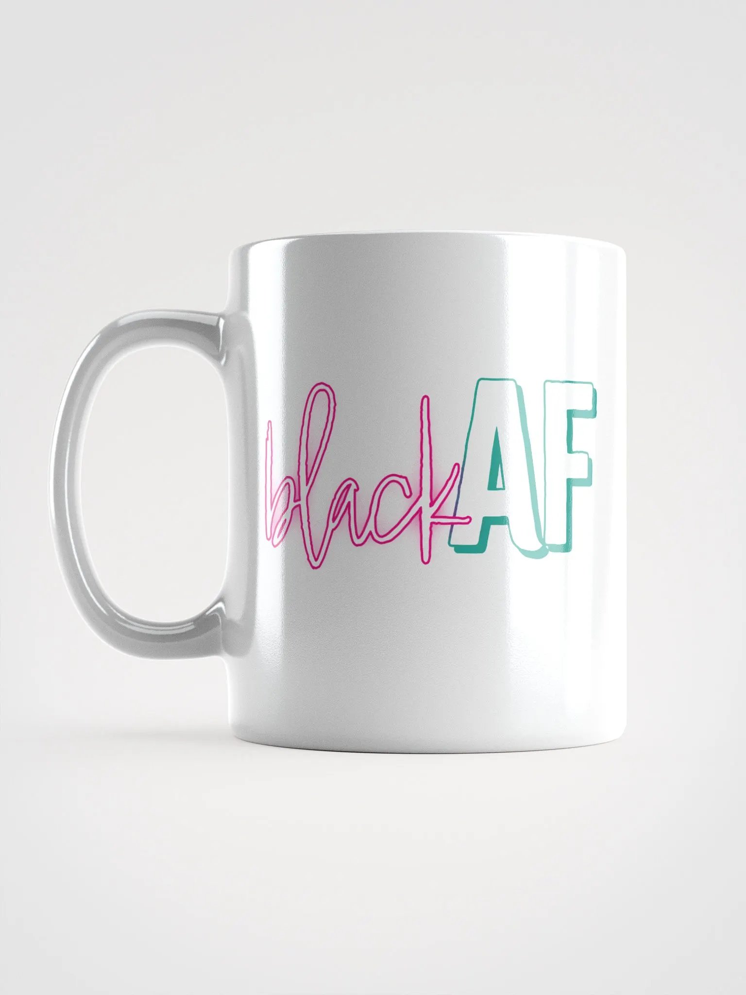 BlackAF Mug White 20oz product image (3)
