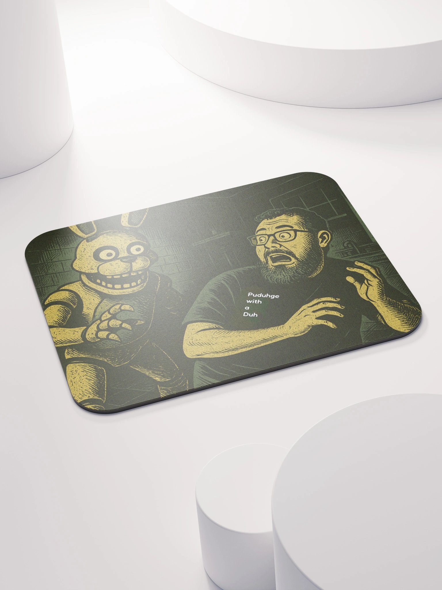 Frightening Encounter Mouse Pad product image (4)