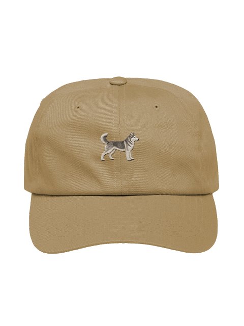 Siberian Husky — Gray & White Coat Hat