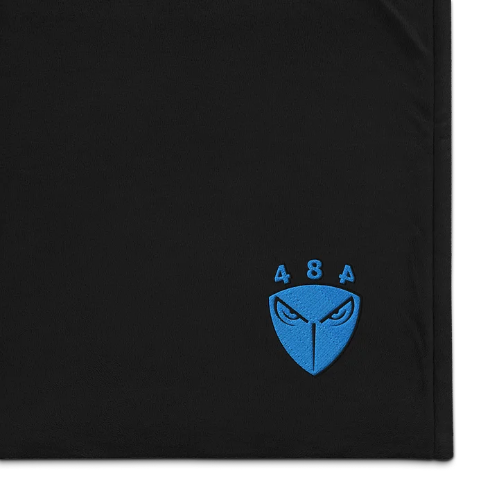 484 Face Logo Premium Sherpa Blanket-Embroidered product image (1)