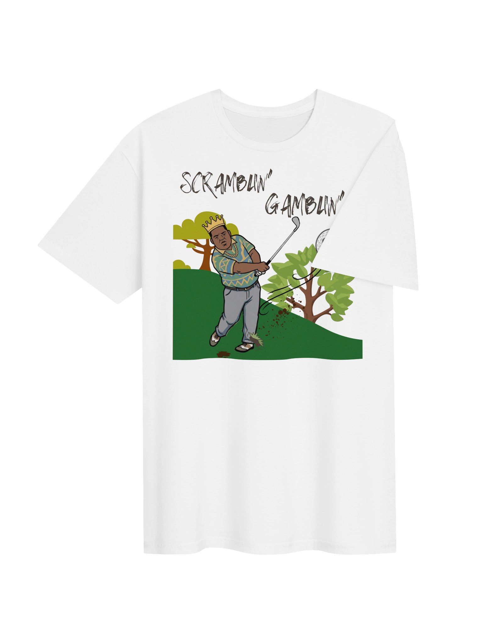 Scramblin' Gamblin' — Music-Inspired Golf T-Shirt product image (4)