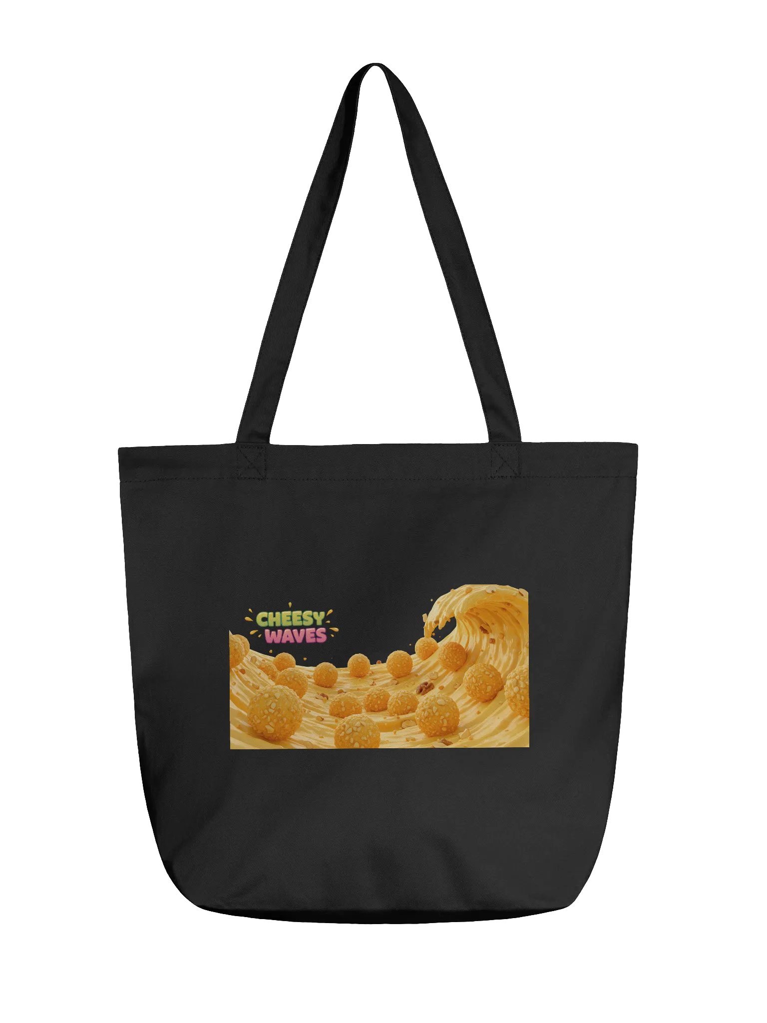 Golden Cheesy Waves Tote Bag product image (1)