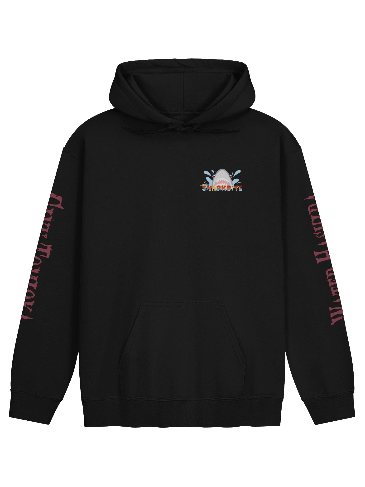 Sharkyu Hoodie w/ Colored Text product image (2)