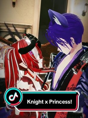 More knight x Princess! @🌙MochamonVR📿  #vr #vrchat #vtuber #vrc #cinamatics 