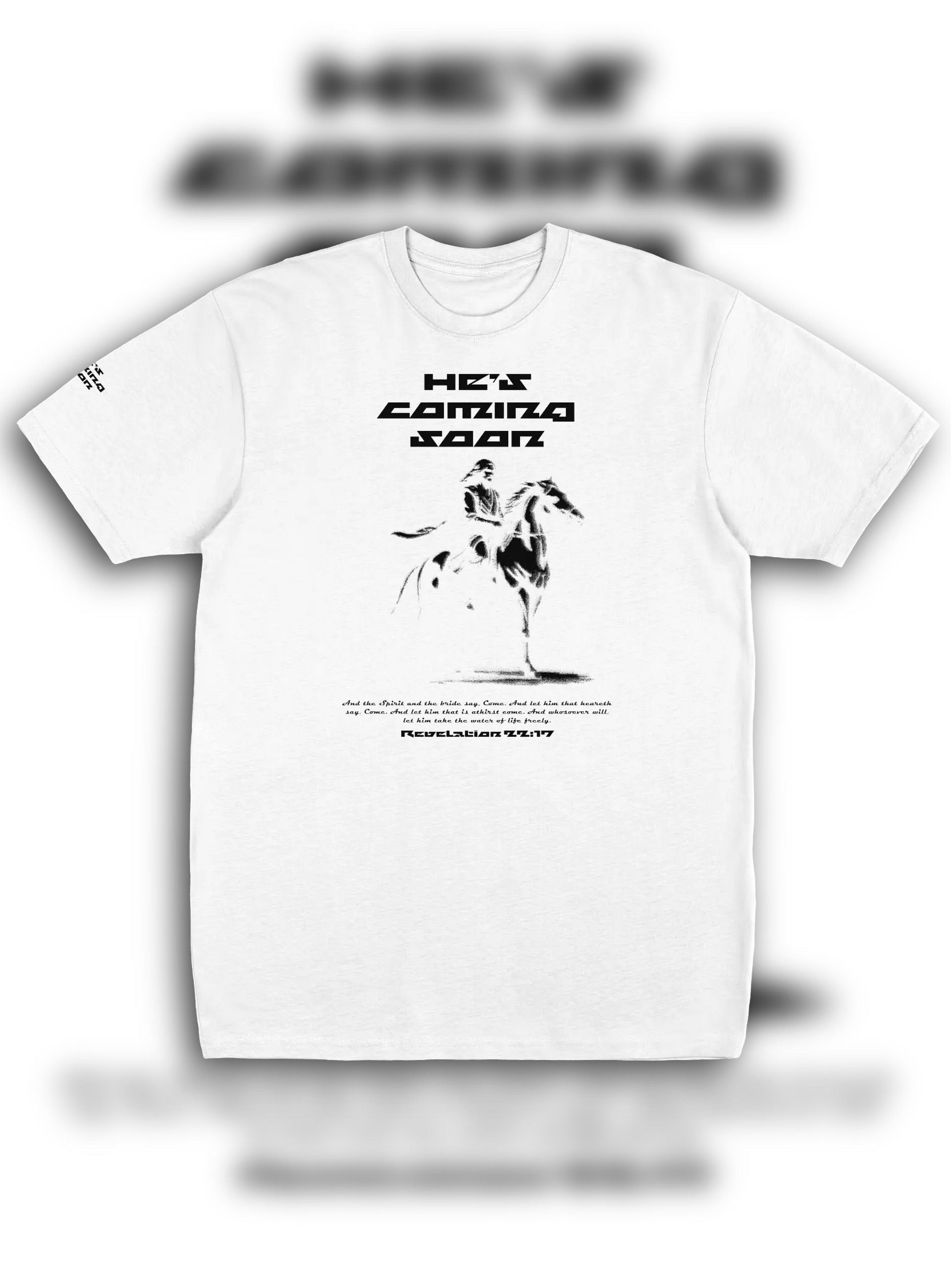 He's Coming Soon Collection - Cotton Heritage Men's Premium Heavyweight Tee product image (2)