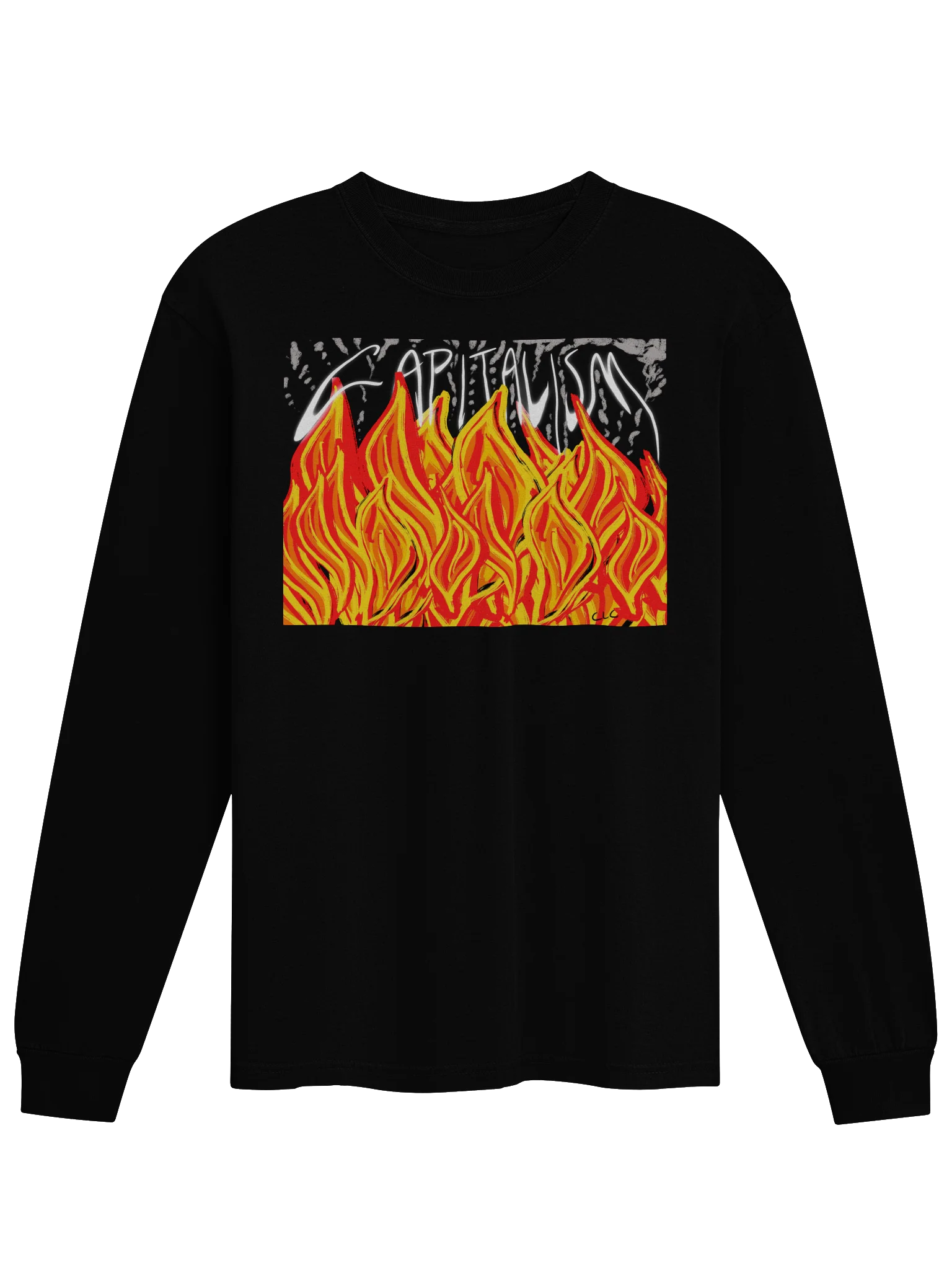 Burn Capitalism Down long sleeve tee product image (2)