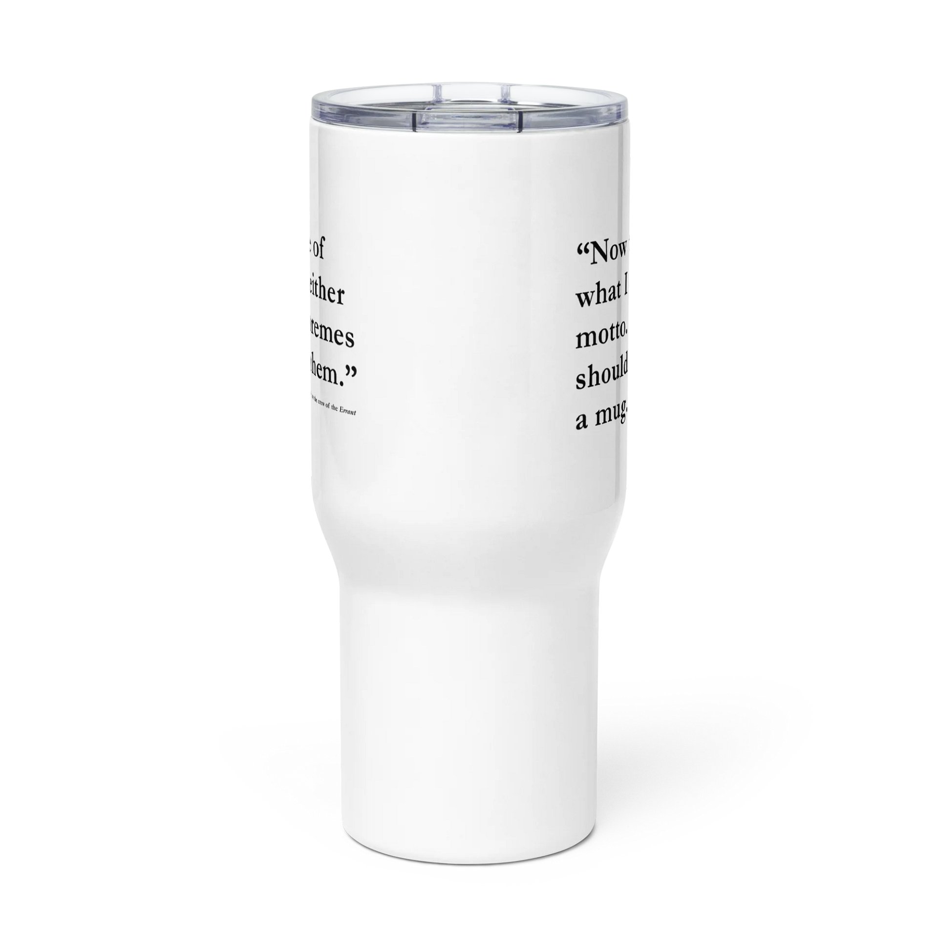 Errant Freight Dueling Mottos Travel Mug product image (2)