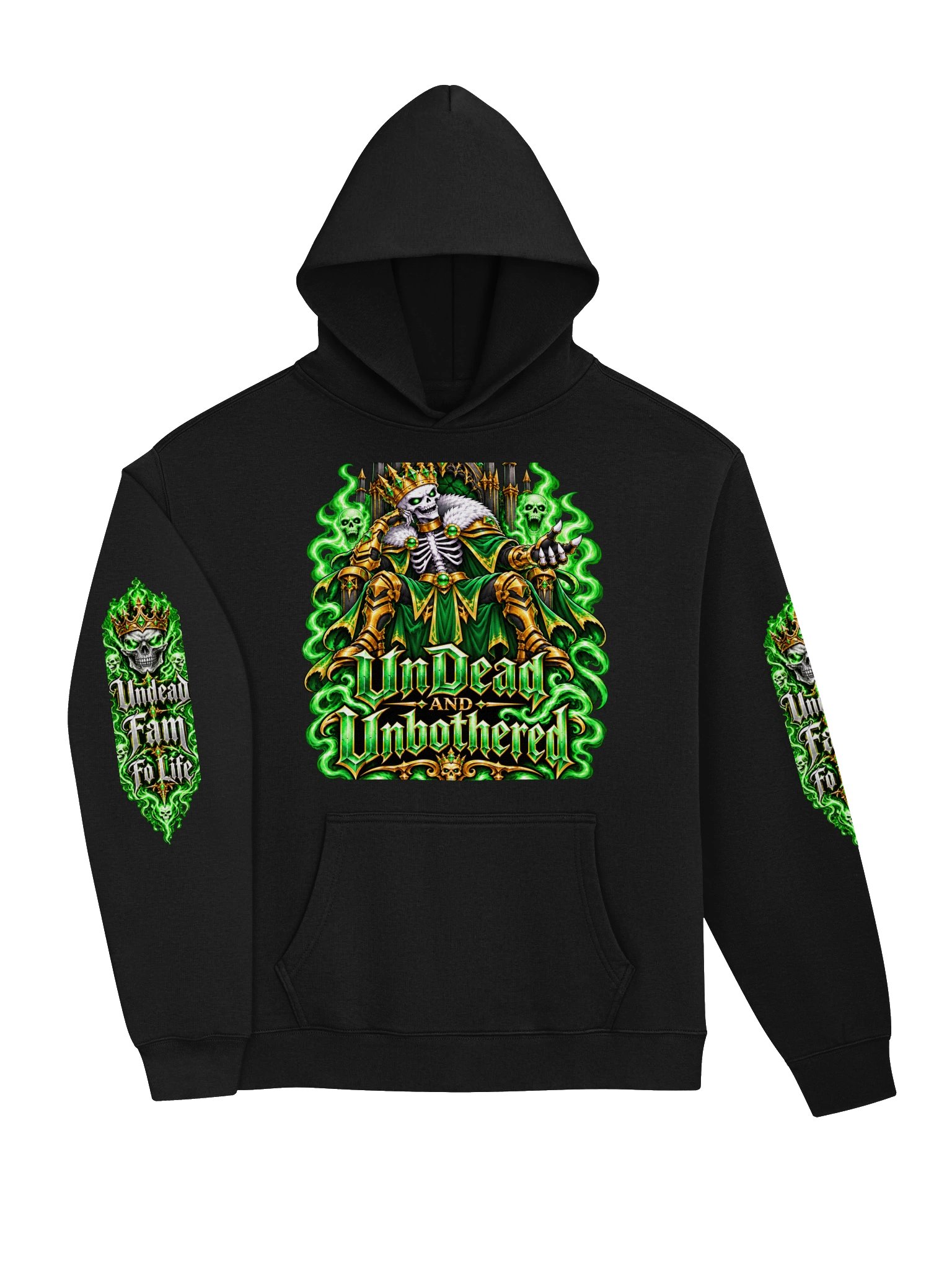 Undead and Unbothered Hoodie (Green) product image (3)