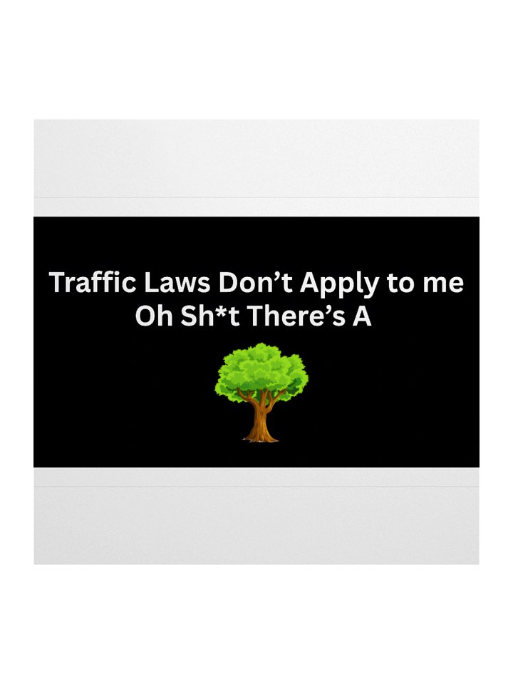 Oh Sh*t There's a tree Stickers product image (1)