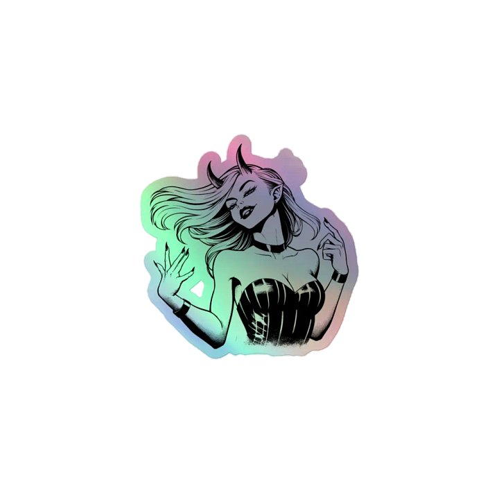 Sassy Not Bratty Hologram Sticker product image (1)