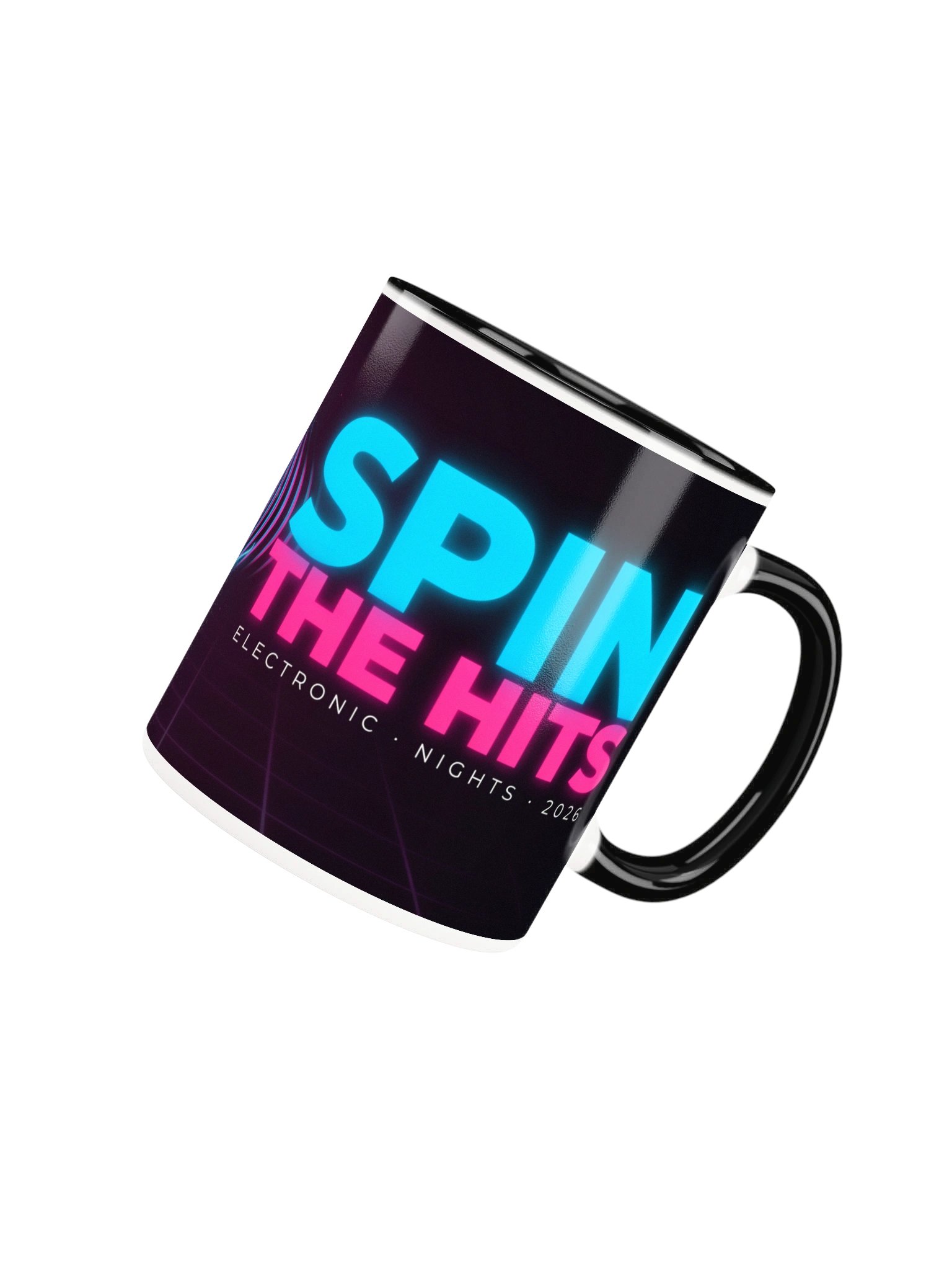 Spin the Hits Neon DJ Mug product image (5)