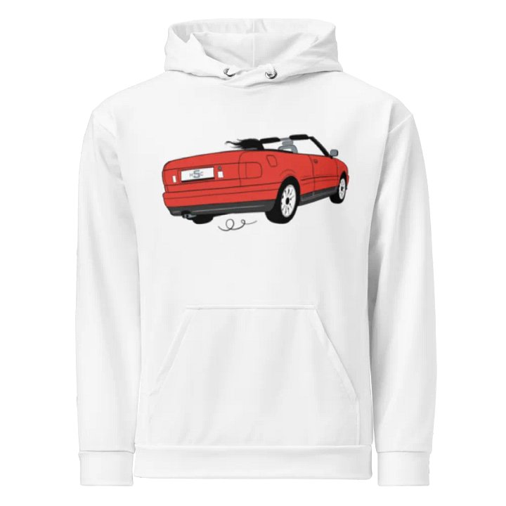 Audi 80 cabrio hoodie product image (2)