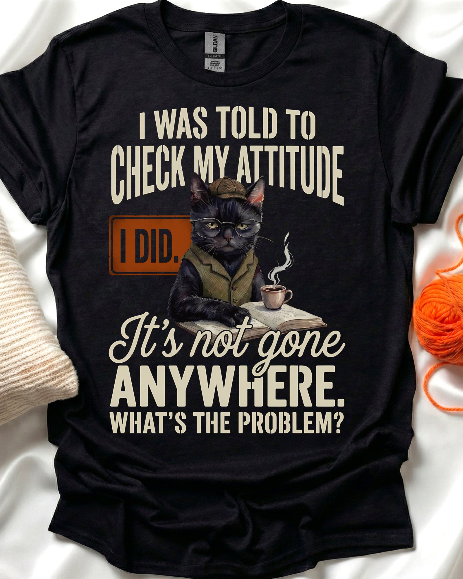 Attitude Sarcastic Cat T-Shirt product image (1)