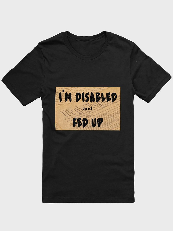 Disabled, Fed up! product image (1)