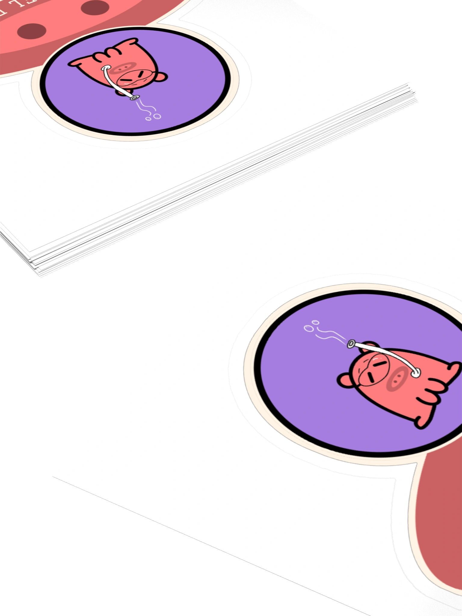 Snorkel Pig Snout Sticker product image (11)