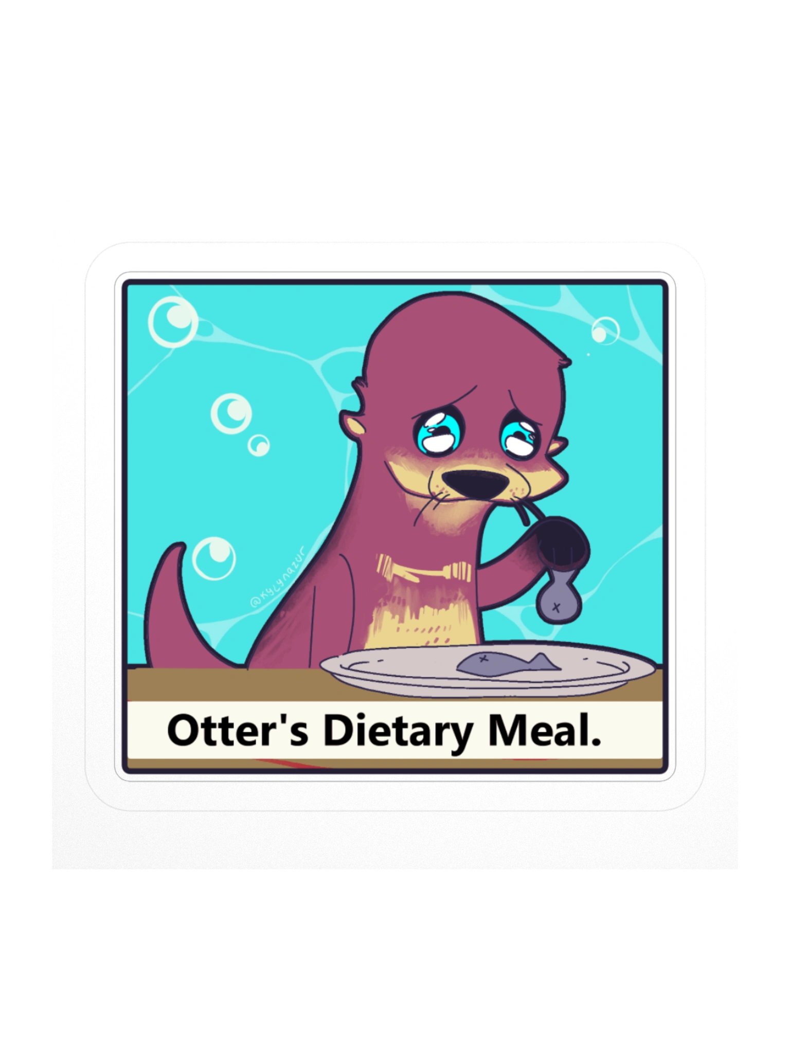 Chubby Otter Sticker product image (1)