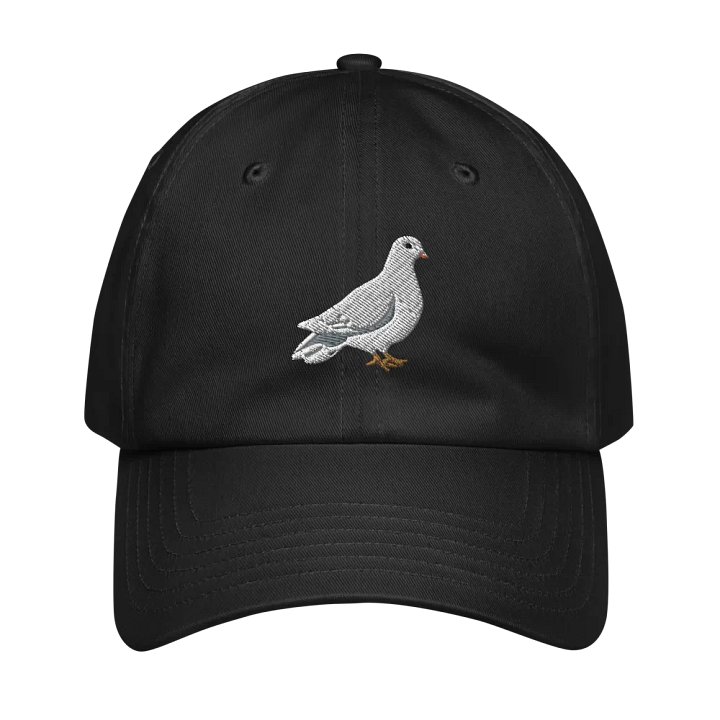 White Dove Embroidered Bird Dad Hat product image (1)