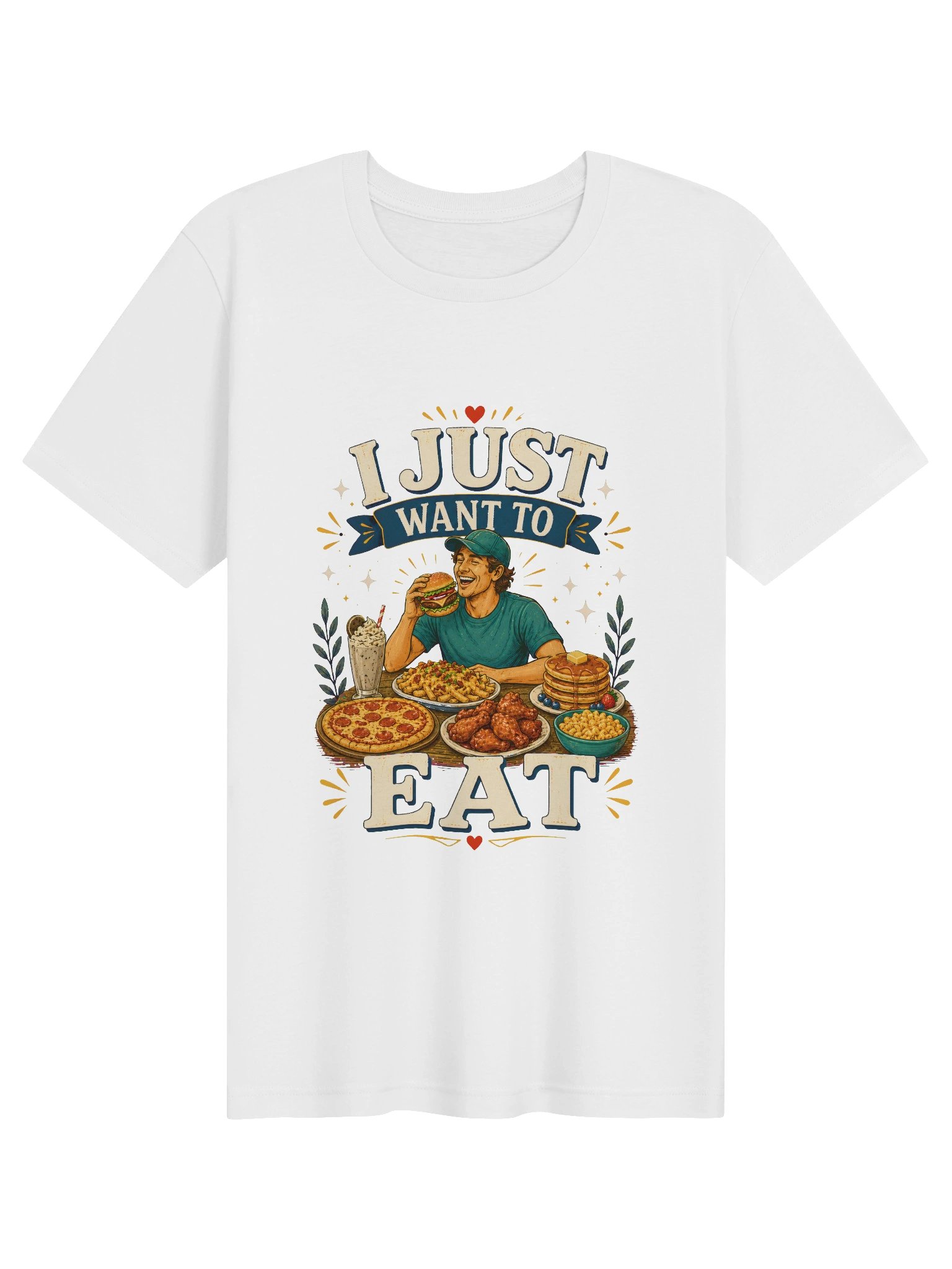 I Just Want To Eat Tee product image (1)