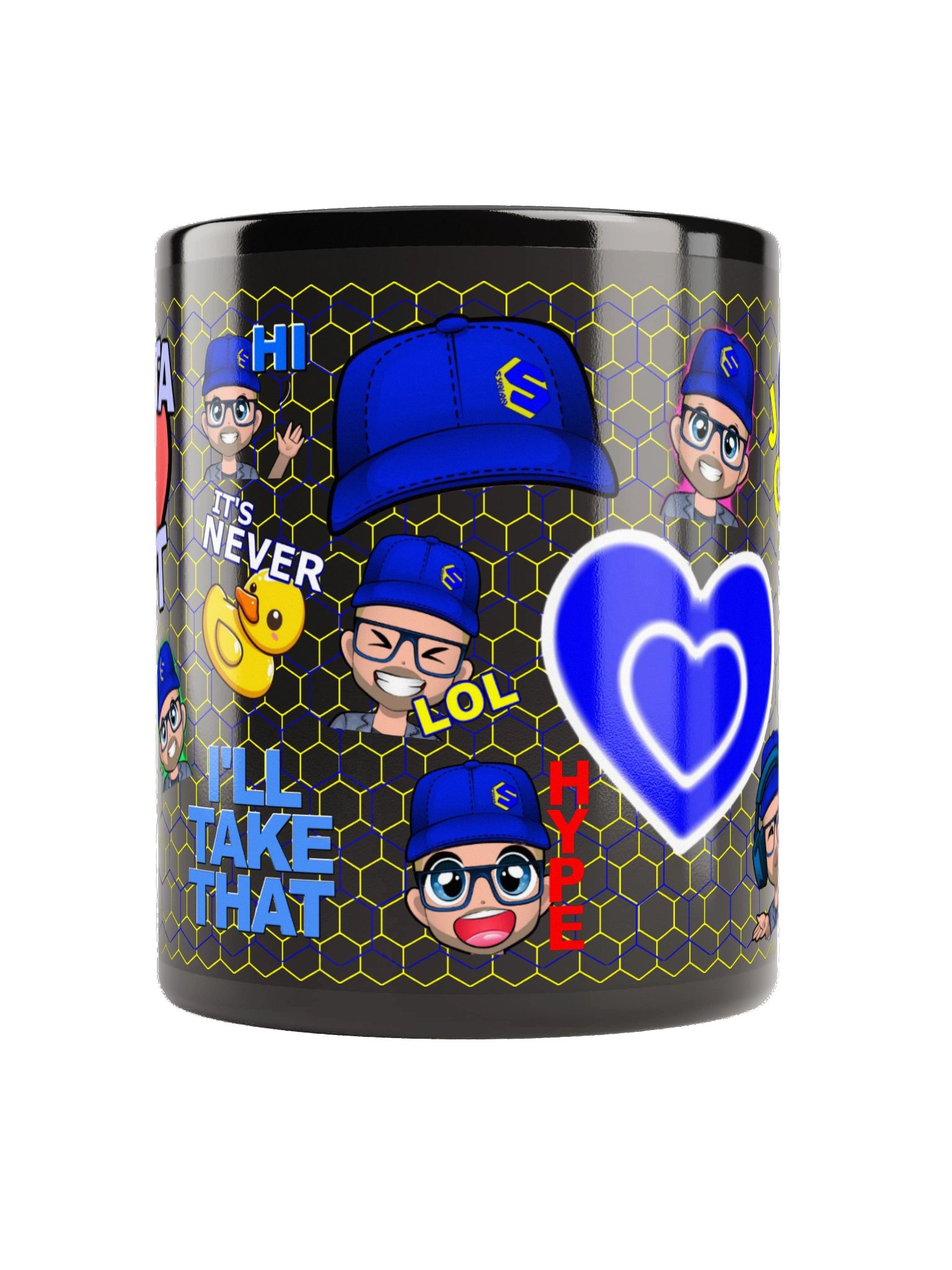 Emote Mug (Black) product image (2)