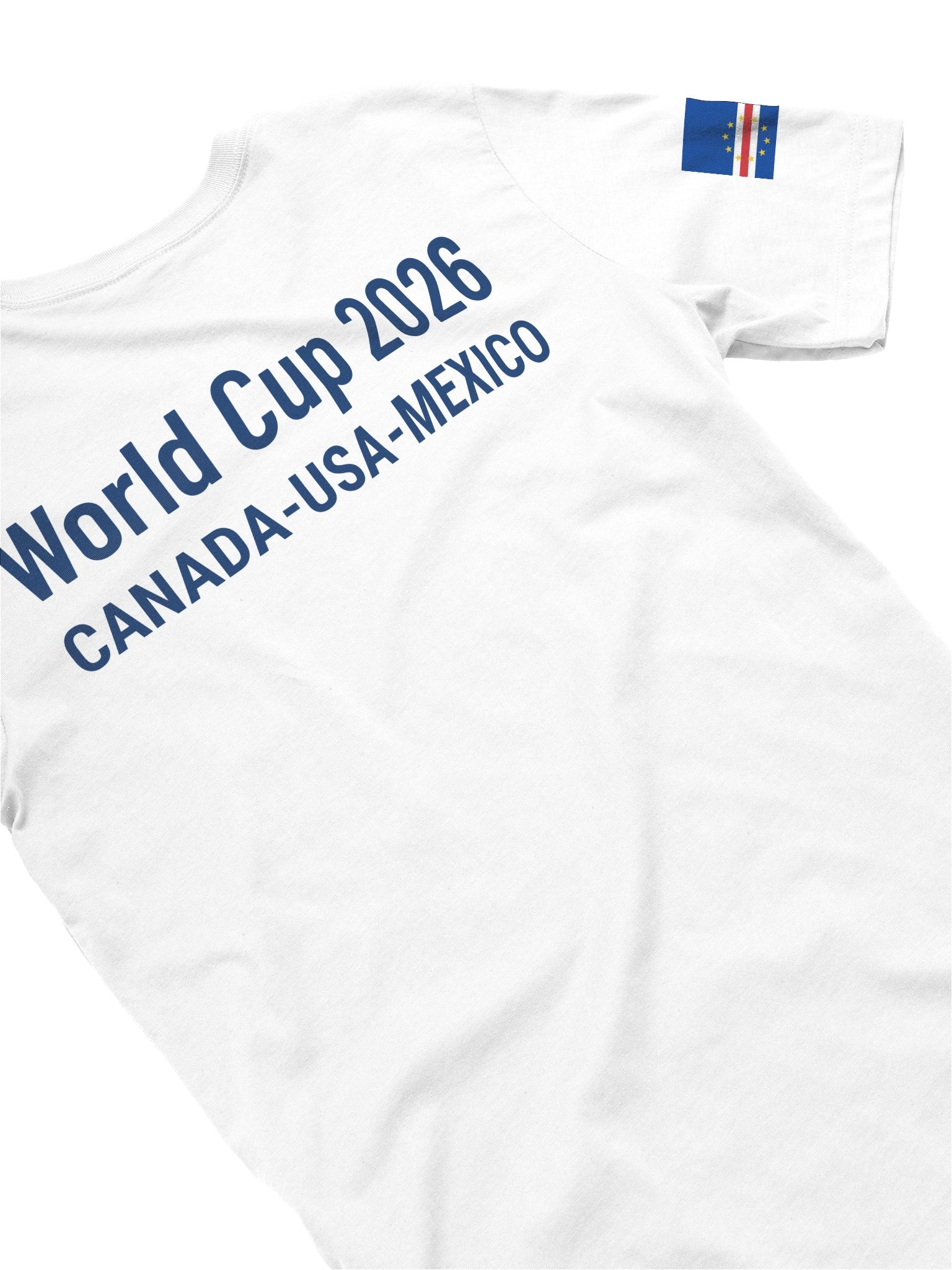 Cape Verde 2026 World Cup Flag Tee - "Blue Sharks" Edition - Premium Bella+Canvas 3001 unisex T-Shirt product image (31)