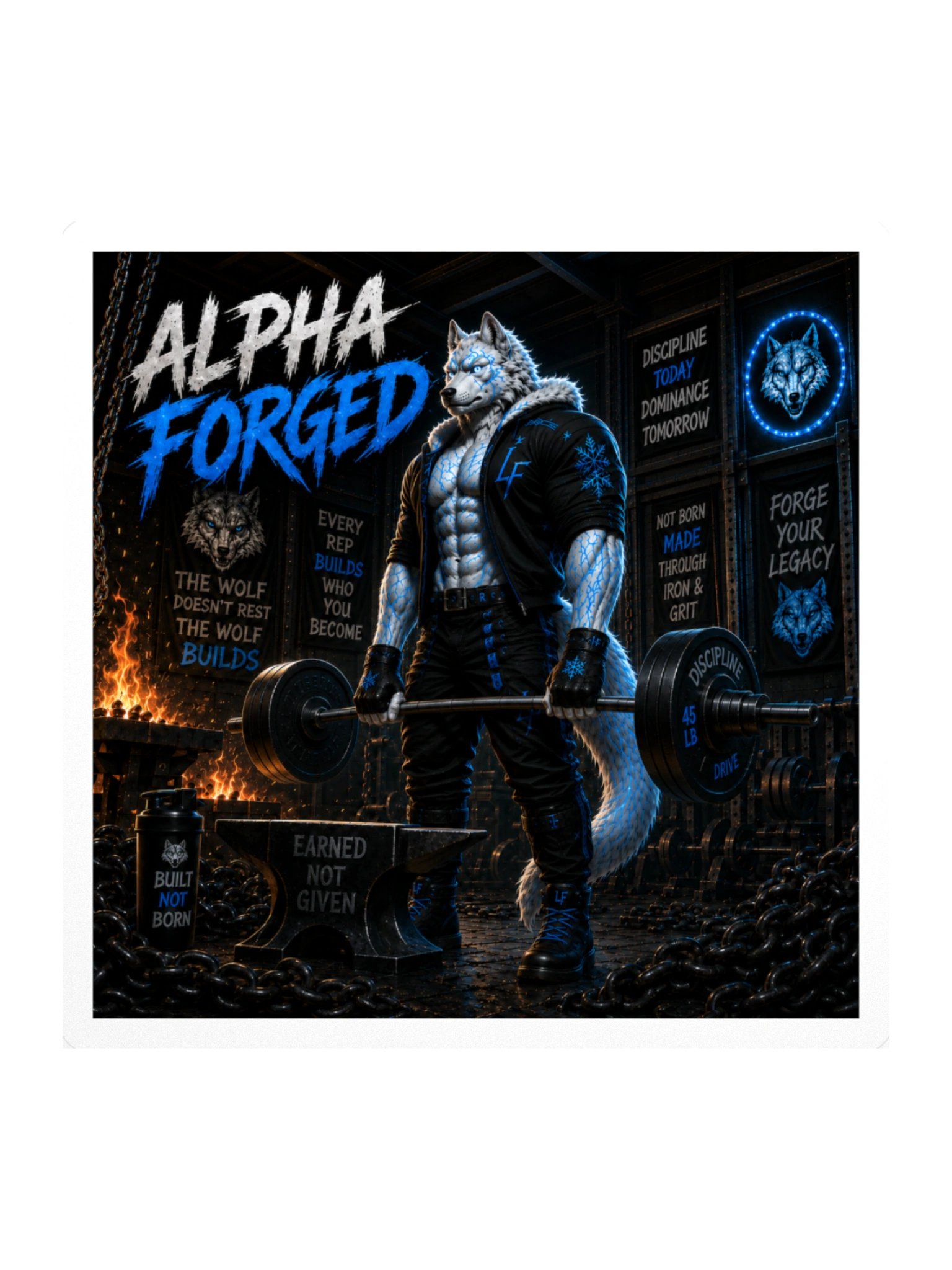 Alpha Forged Sticker product image (2)