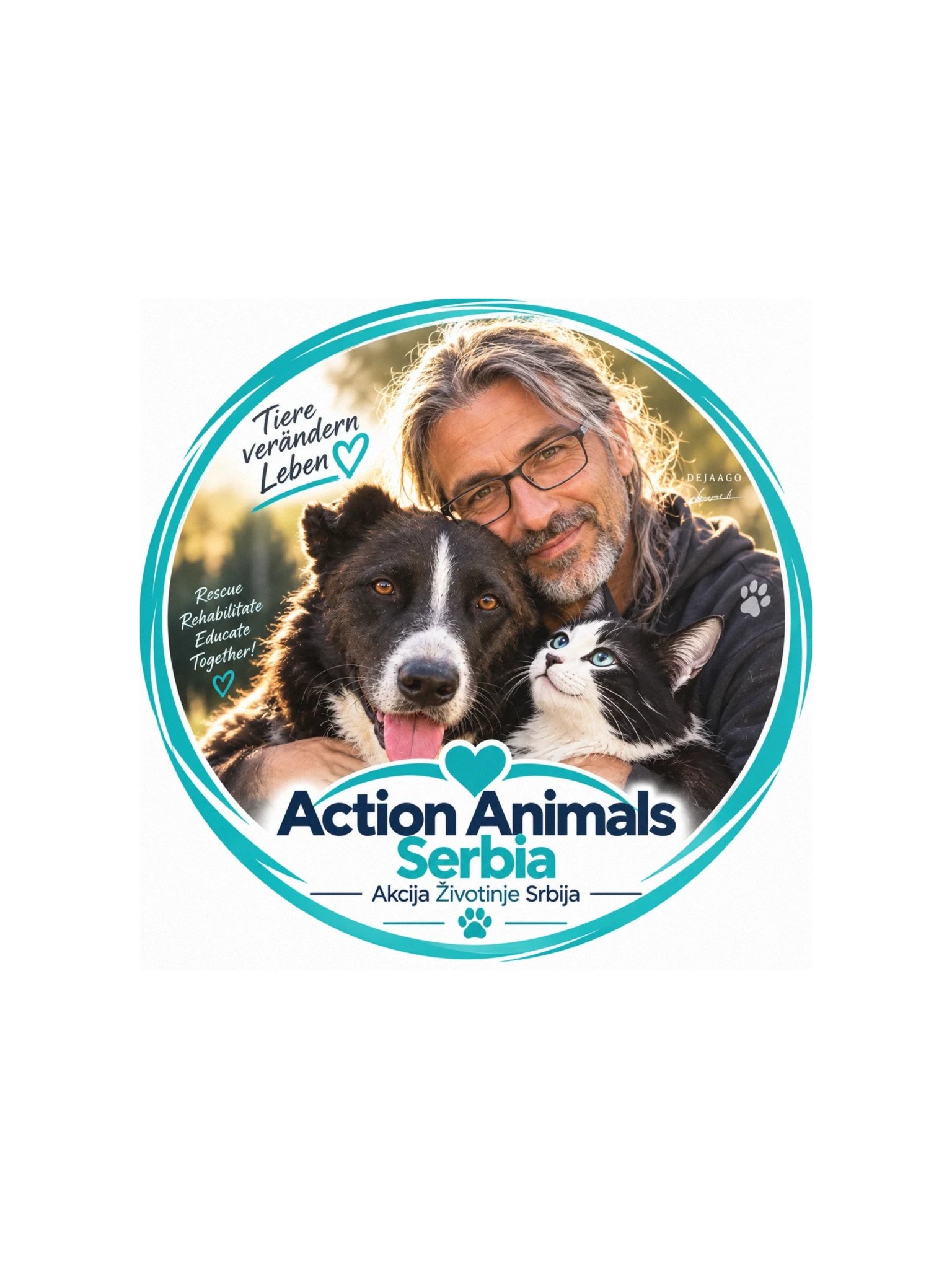 AAS · Tiere verändern Leben – Portrait Kunstdruck product image (1)