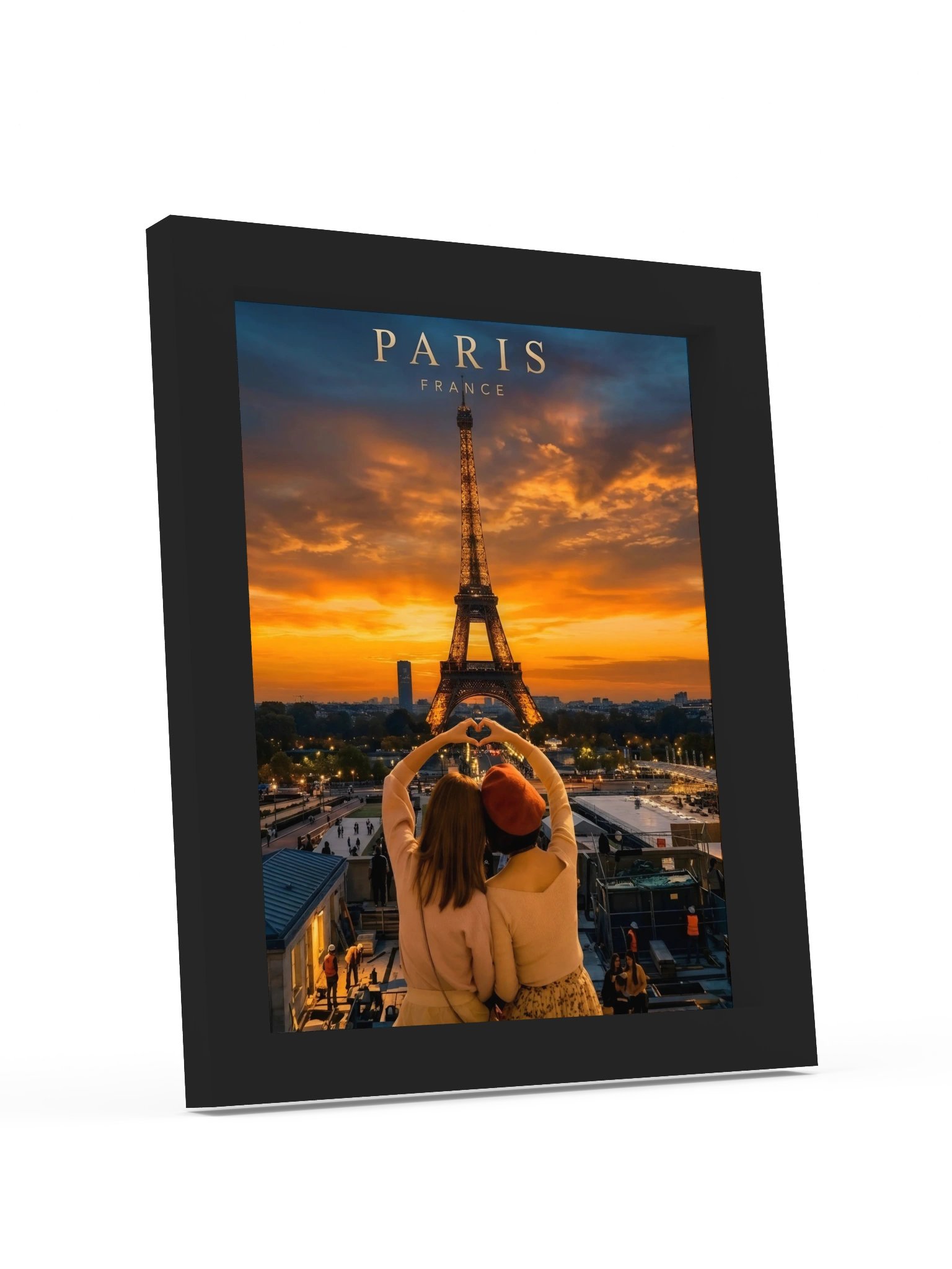 Paris France - Sunset Framed Art Print product image (4)