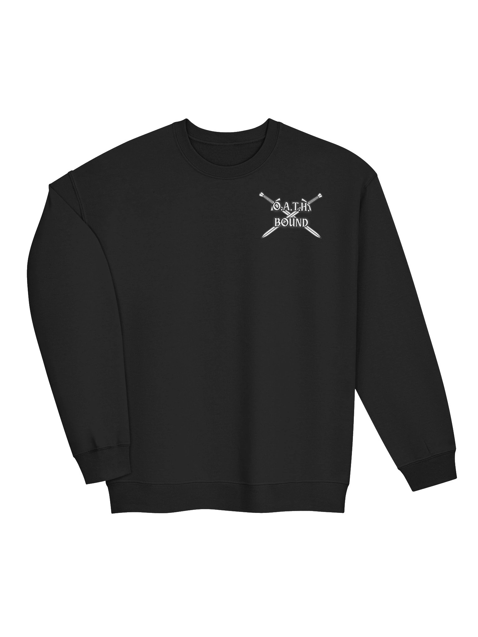 O.A.T.H. BOUND Crewneck Sweater - Black product image (3)