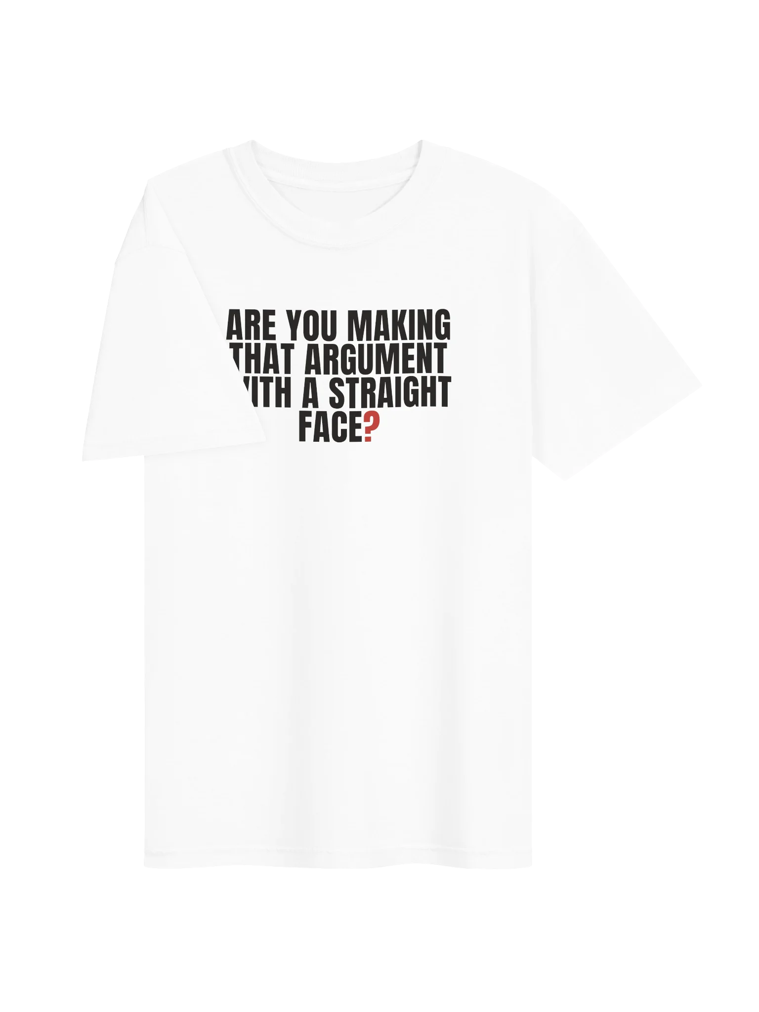 Straight Face? – Tee (Light) product image (43)