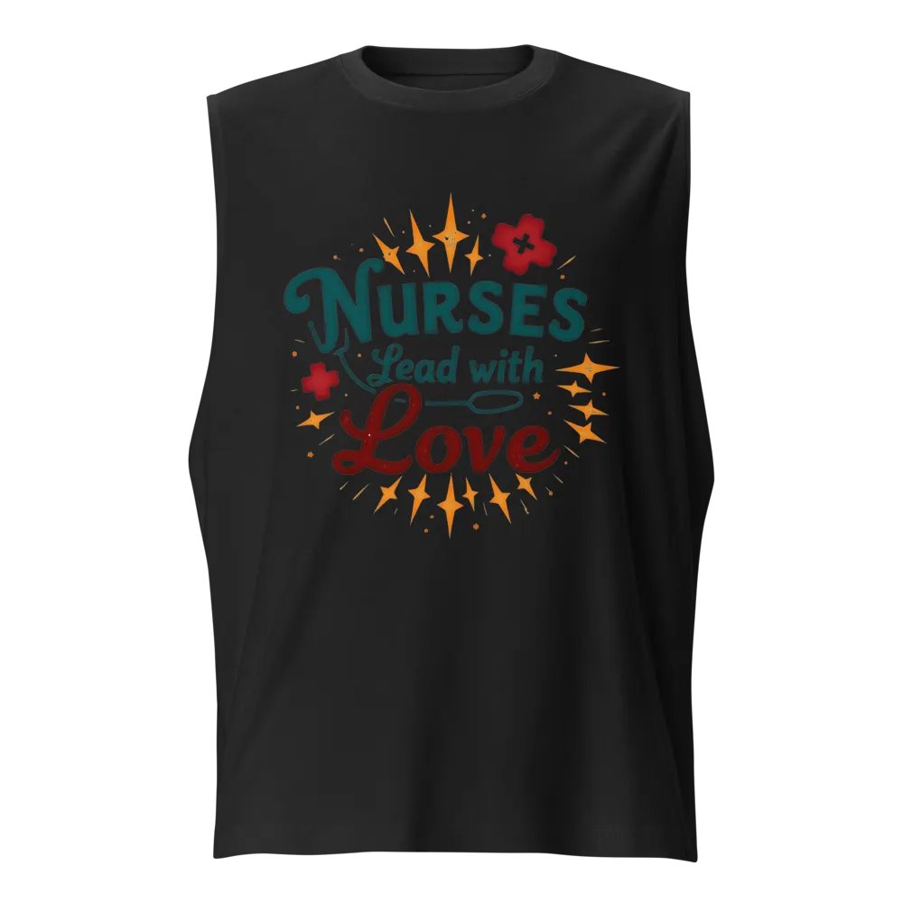 Love-Leading Nurses Muscle Tank product image (1)