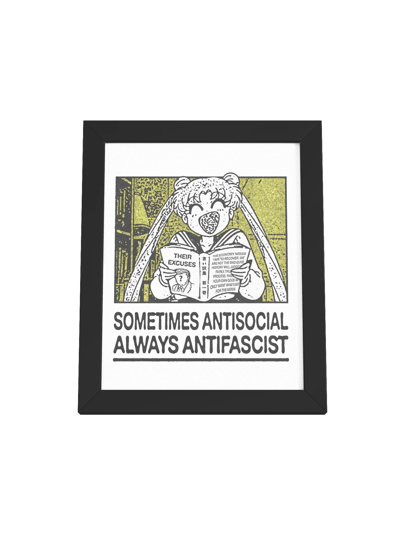 ANTISOCIAL ! Framed Print. number 1 product image (1)
