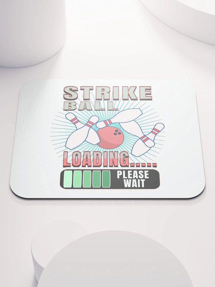 Strike Ball Loading Bowling Mouse Pad product image (1)
