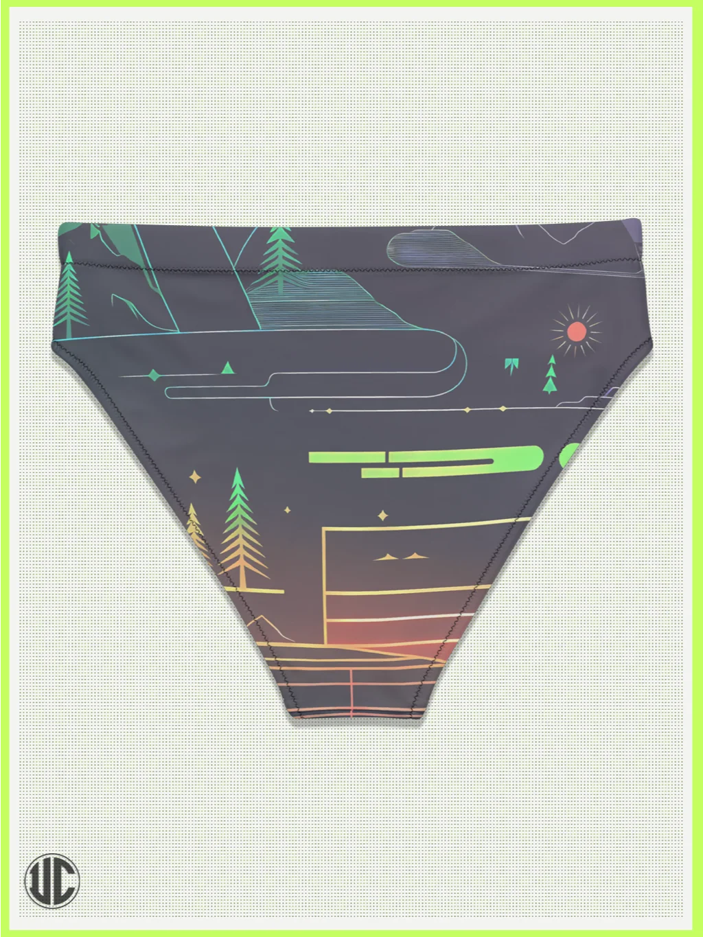 UnkoCon – Neon Horizon Bikini Bottom product image (2)