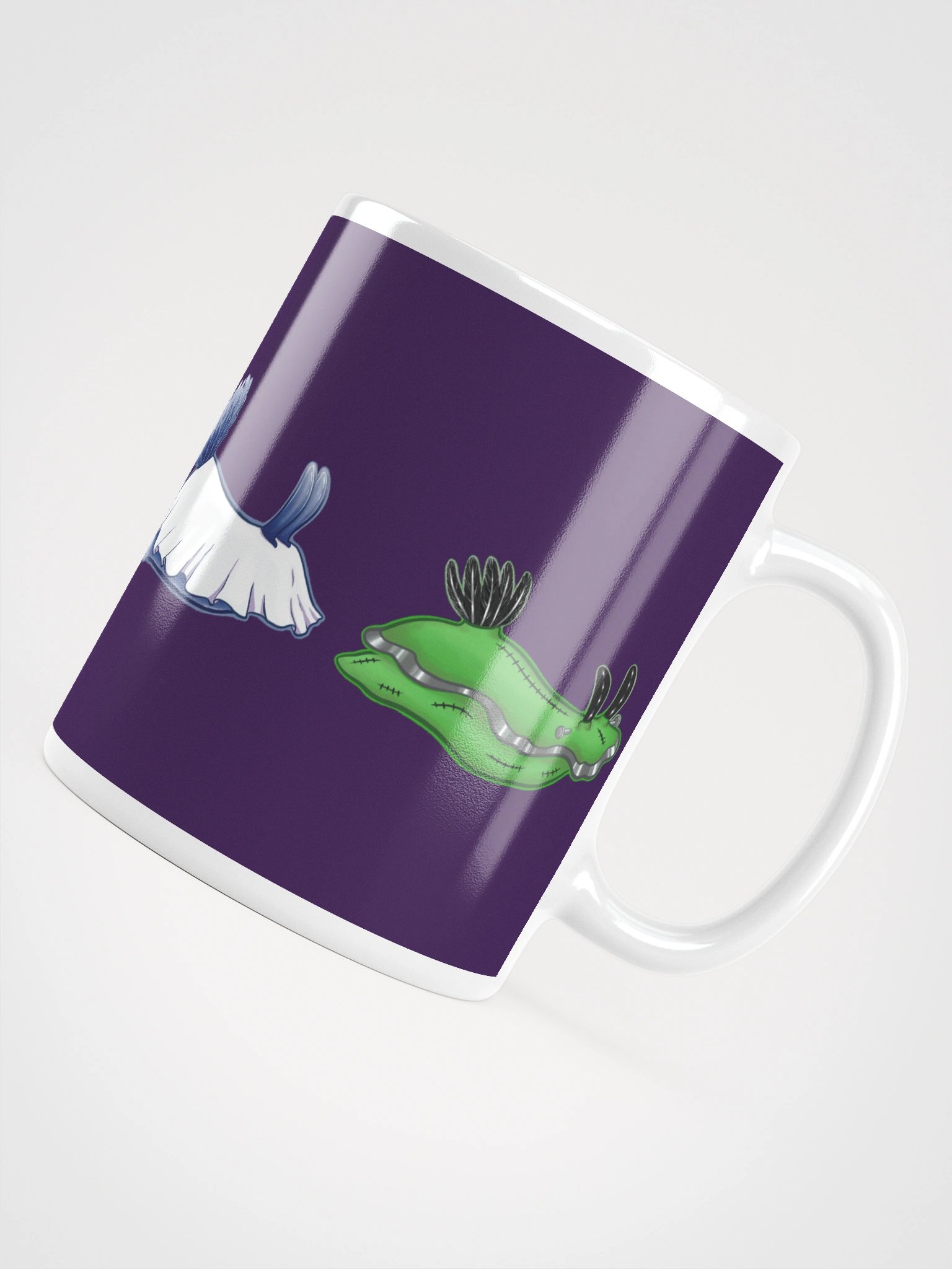 Spooky Scary Slug Time - Mug w/ Purple Background product image (15)