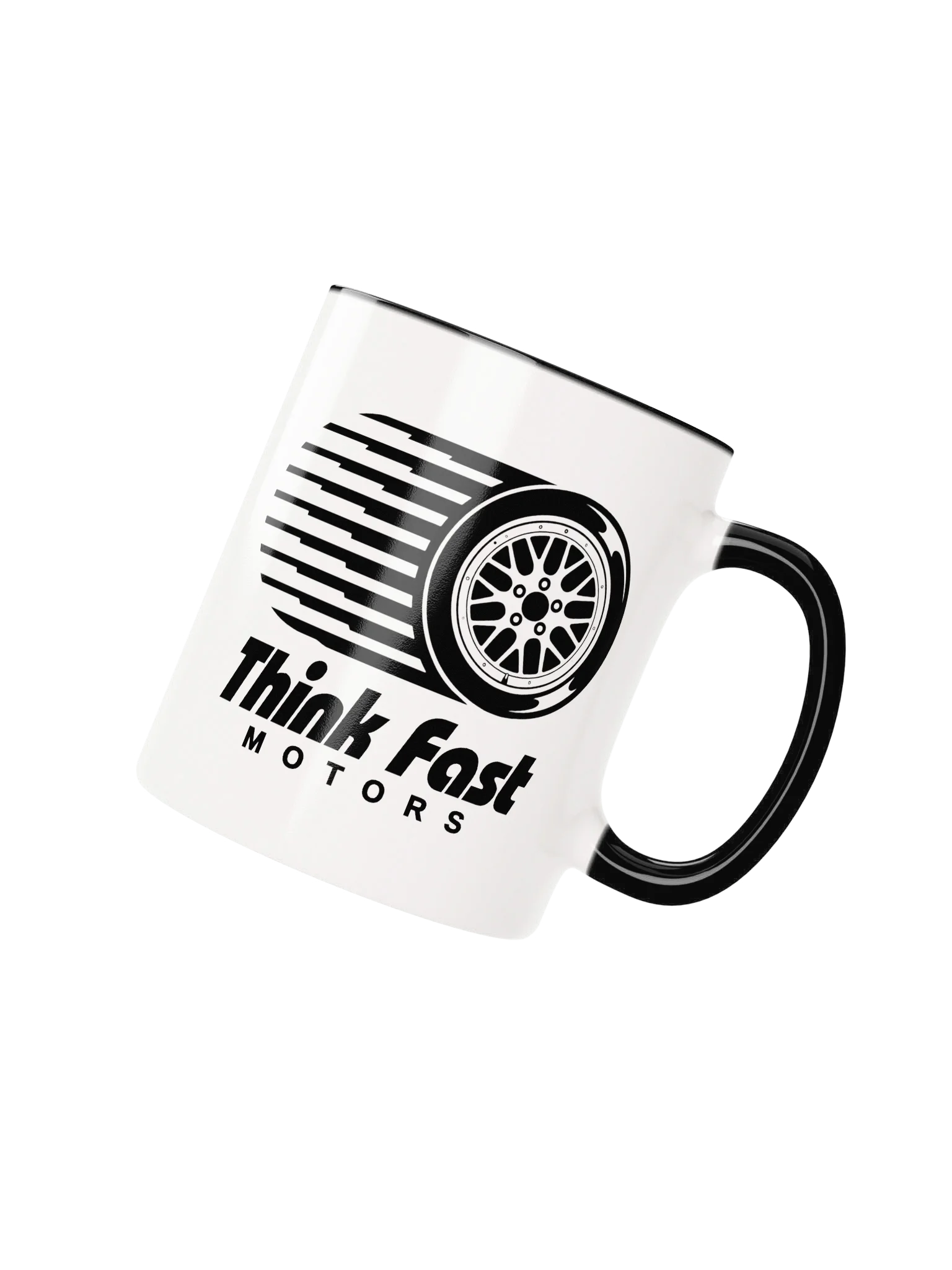 Think Fast Motors Mug - Black product image (2)