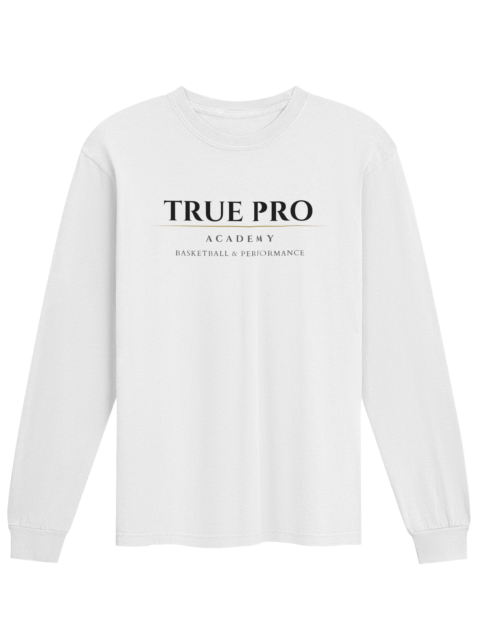 Relaxed Long Sleeve — White - Full Logo product image (1)