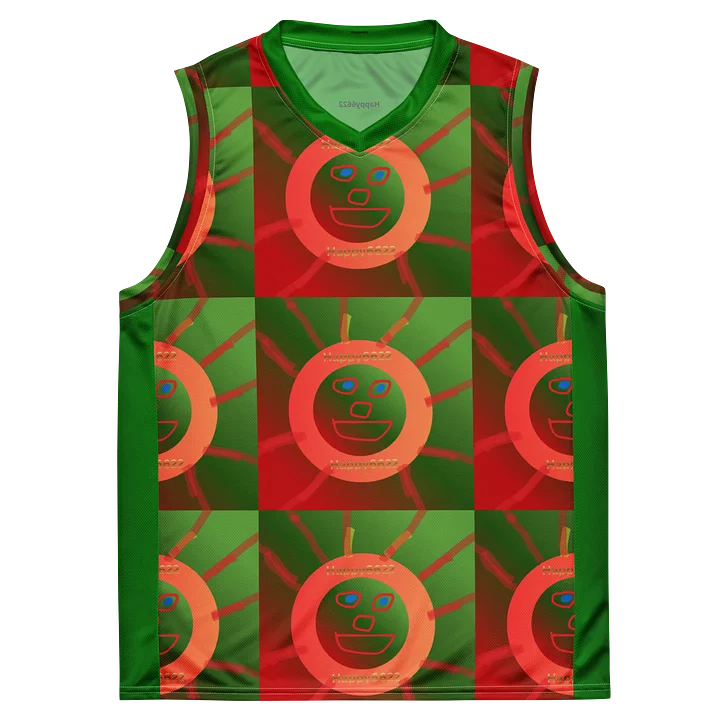 Abstract Face Tile Basketball Jersey product image (2)