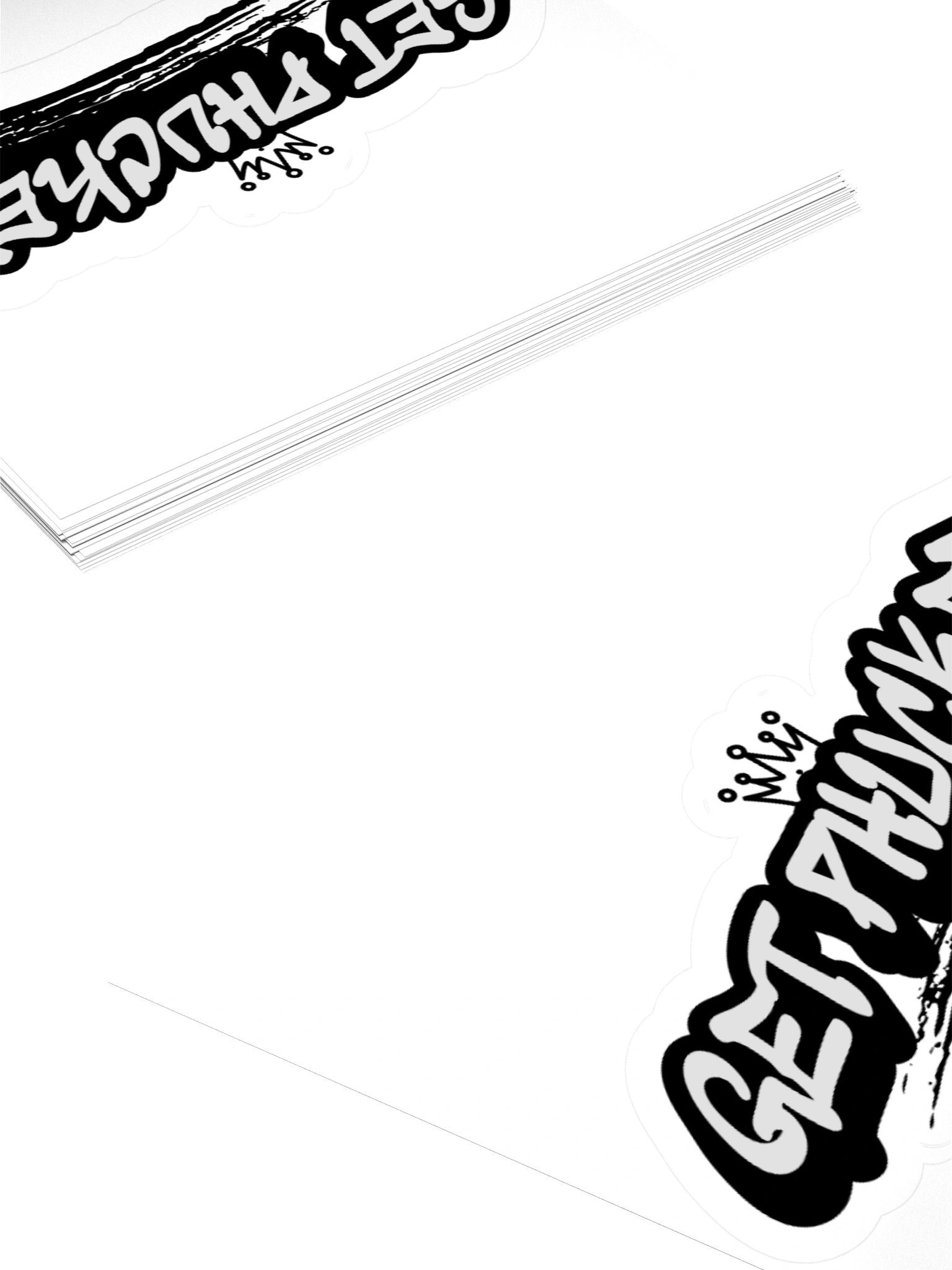 GET PHUCKED' Kiss Cut Stickers product image (11)