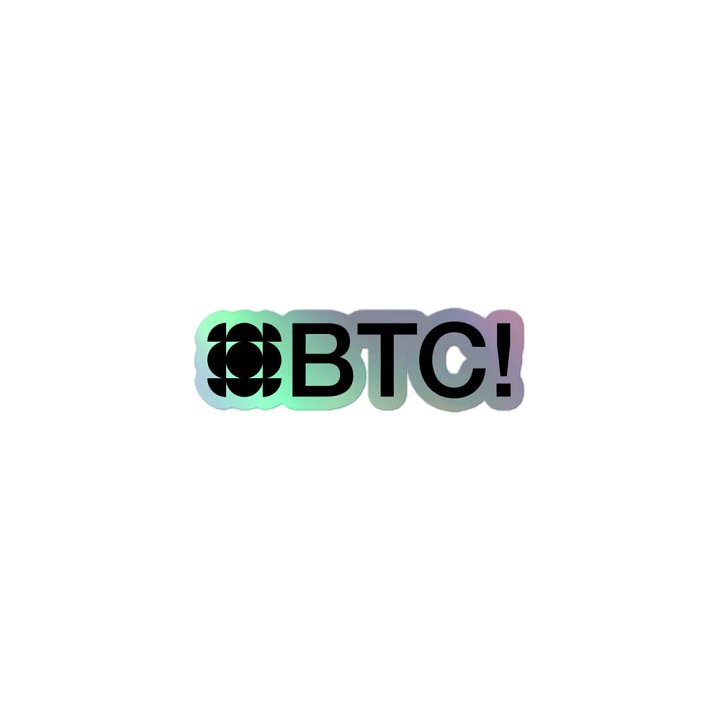 BTC! Holographic Sticker Set product image (1)