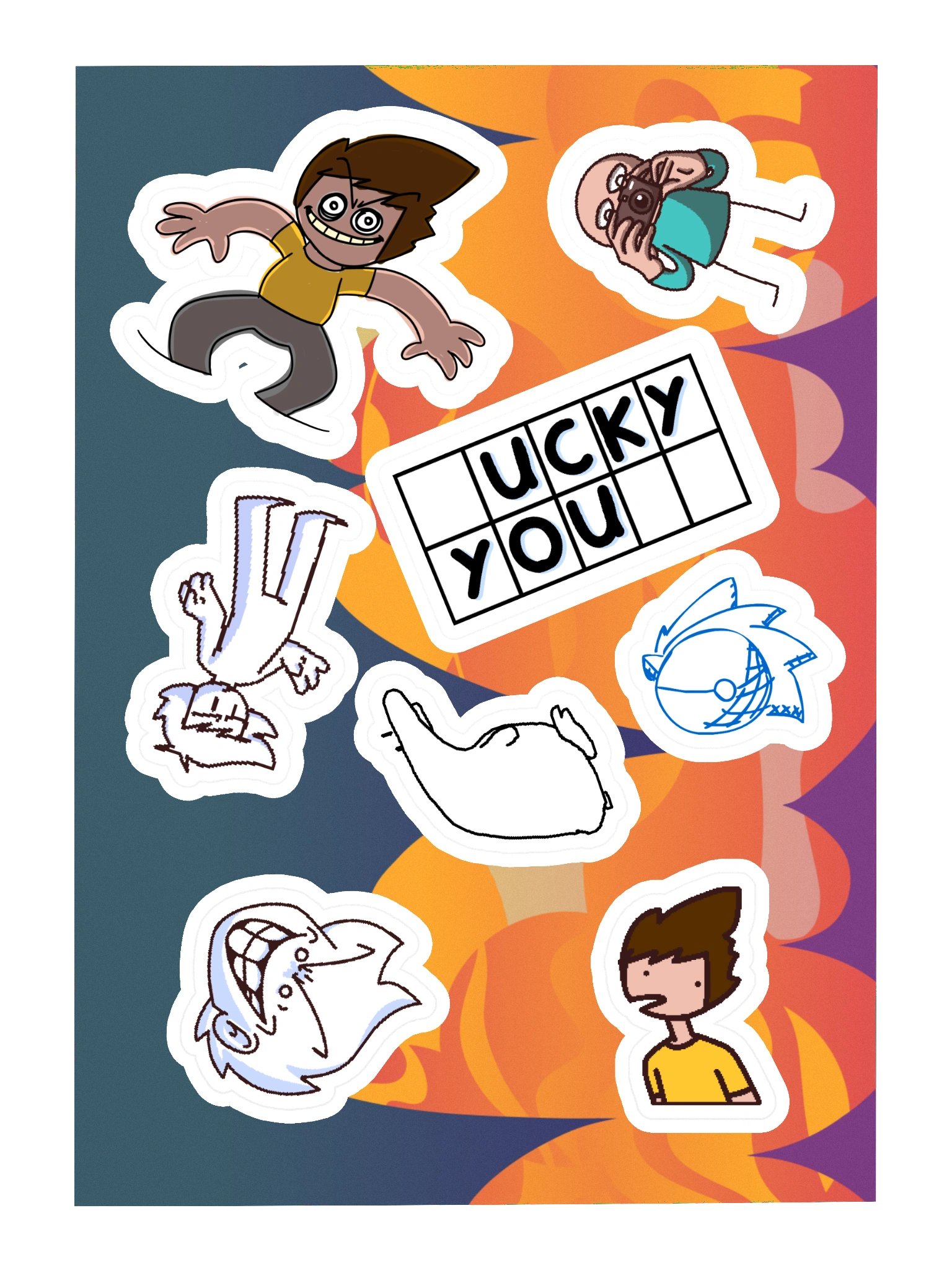 The second Bannmannutt Sticker Sheet product image (3)