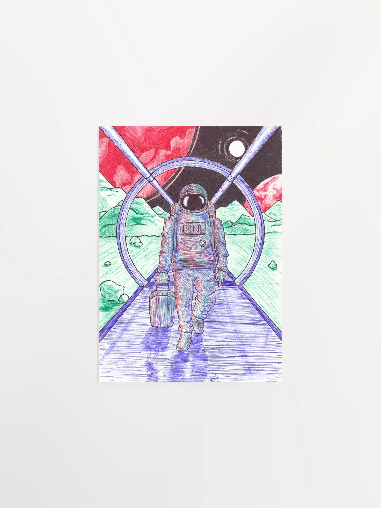 Space Traveller Print product image (1)