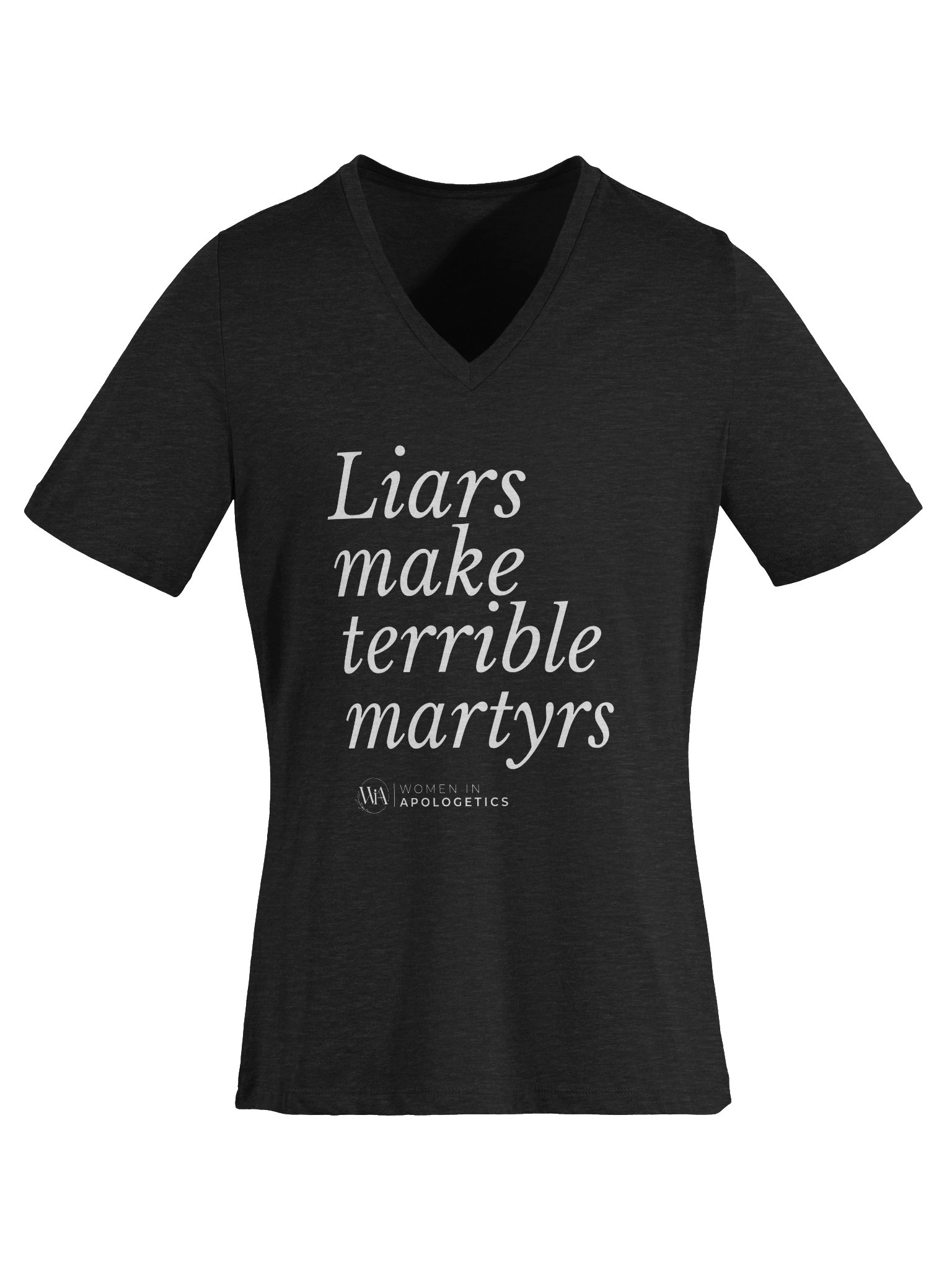 Liars Make Terrible Martyrs Relaxed V-Neck product image (37)