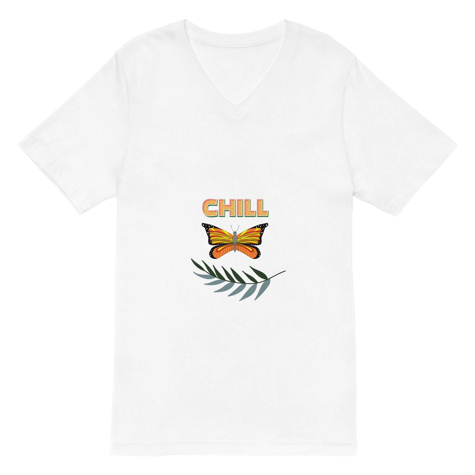 Chill Butterfly V-Neck Tee product image (2)