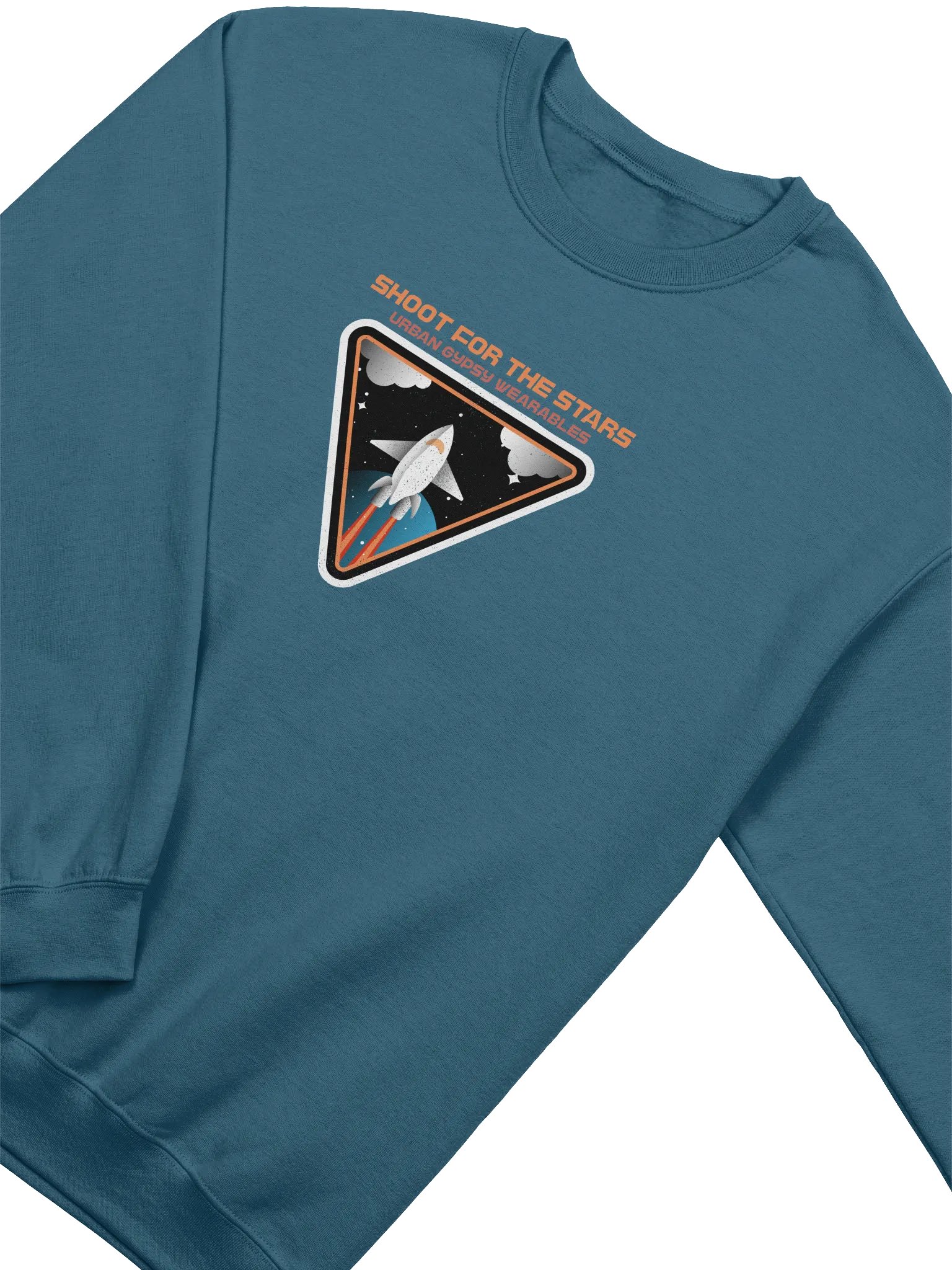 Retro Rocket Launch Crewneck Sweatshirt product image (14)