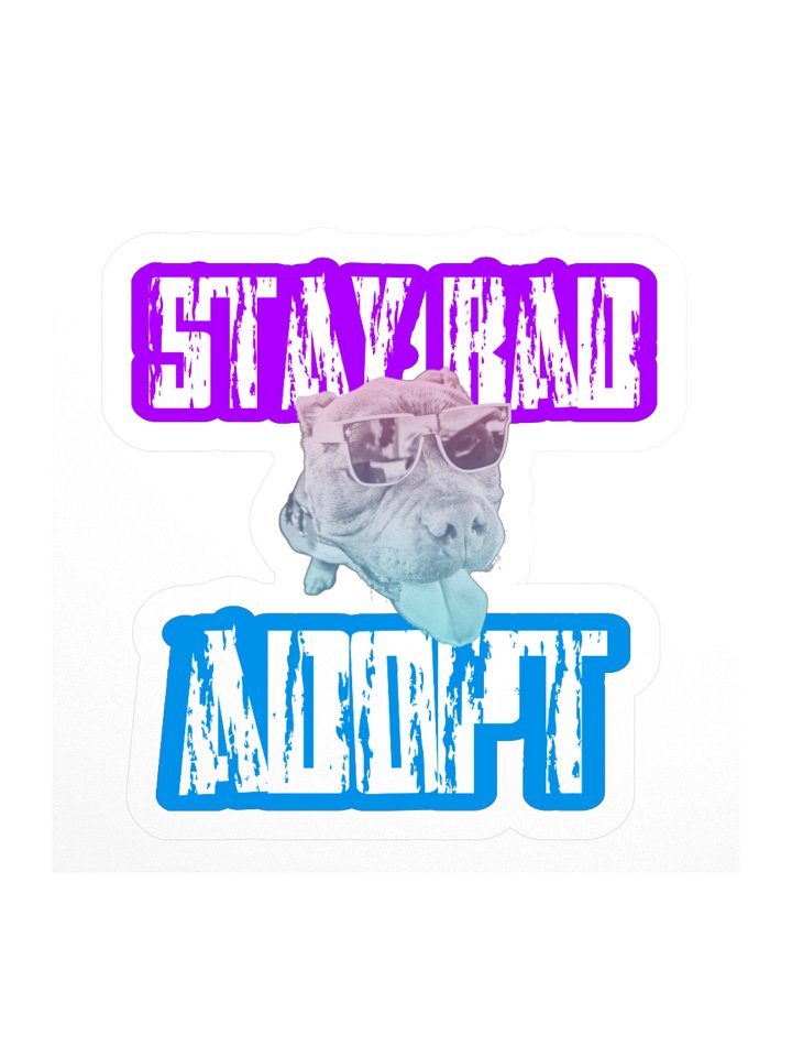 Be Rad Adopt Laszlo Mascot Sticker product image (2)