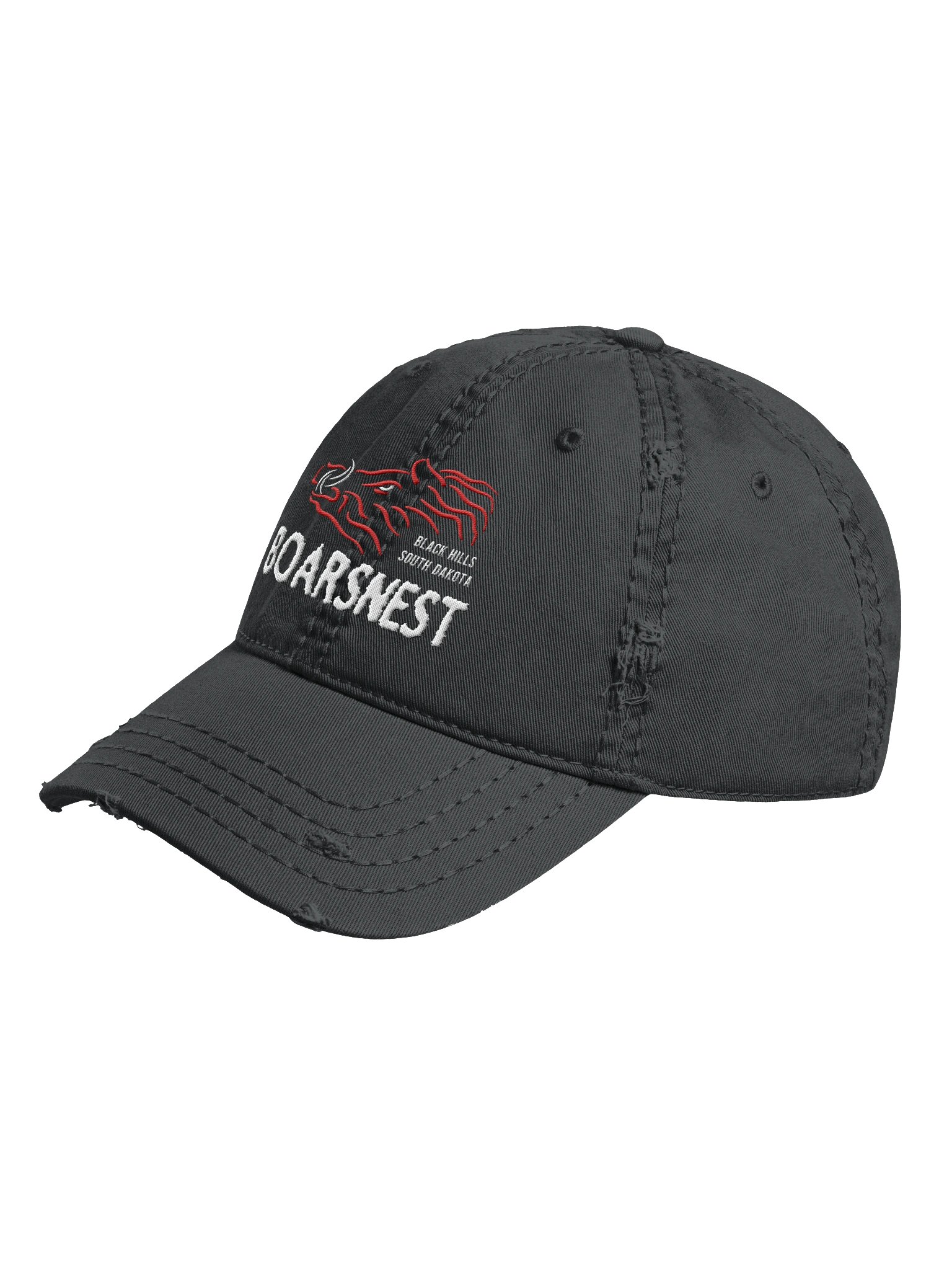Smoky Boar Distressed Dad Hat product image (5)
