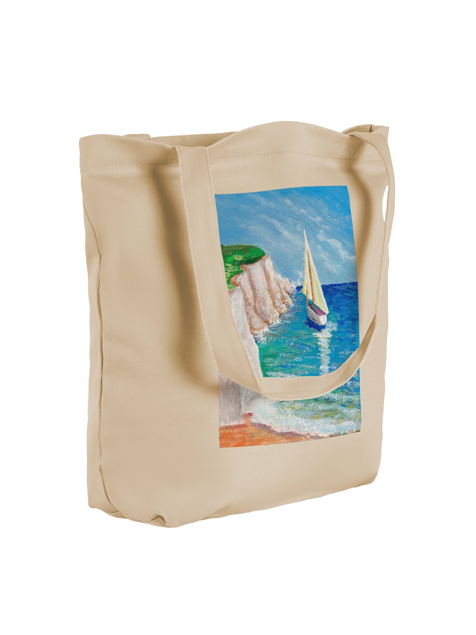 Sailboat by the Cliffs — Eco Tote product image (4)